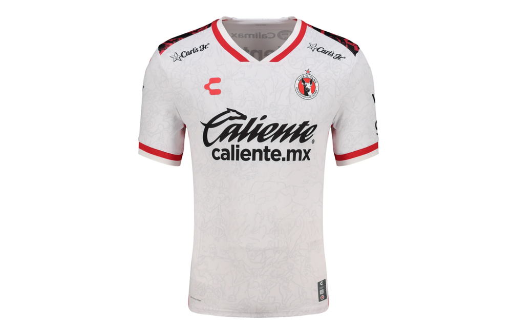 Charly Xolos 2025 - 26 Away Jersey - White/Red/Black