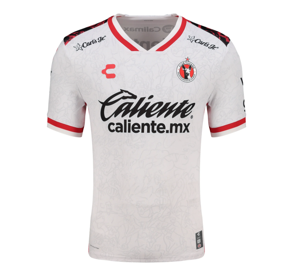 Charly Xolos 2025 - 26 Away Jersey - White/Red/Black