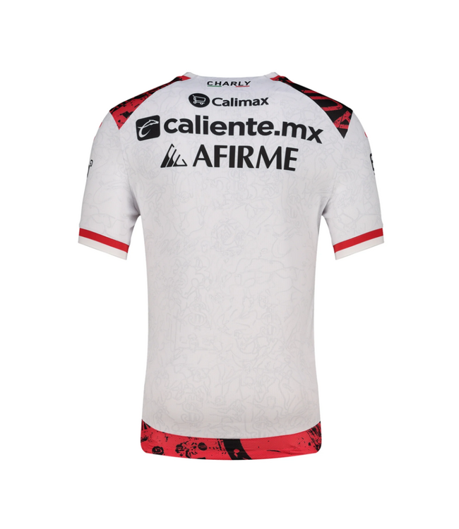 Charly Charly Xolos 2025 - 26 Away Jersey - White/Red/Black
