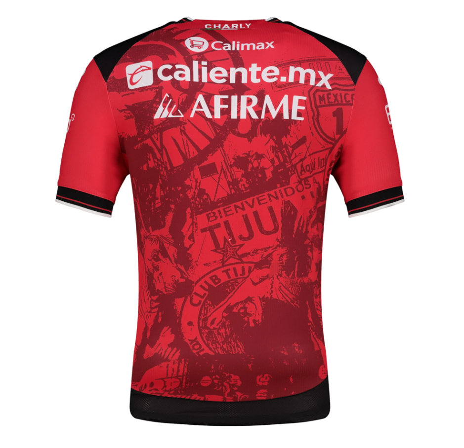 Charly Xolos 2025 - 26 Home Jersey - Red/Black