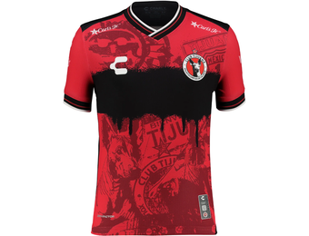 Charly Youth Xolos 2025 - 26 Home Jersey - Red/Black