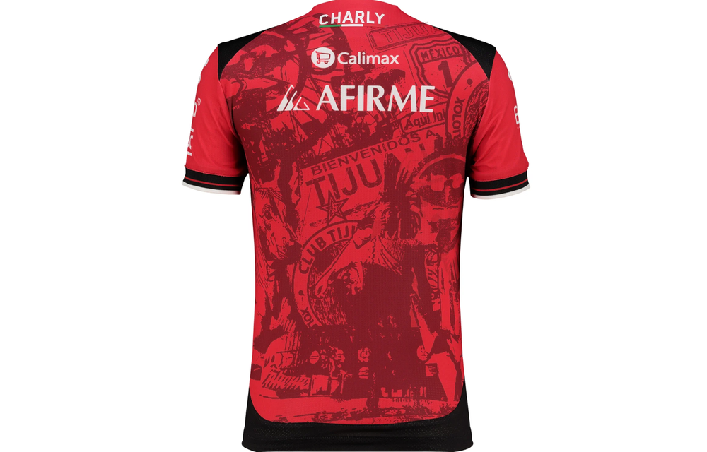 Charly Youth Xolos 2025 - 26 Home Jersey - Red/Black