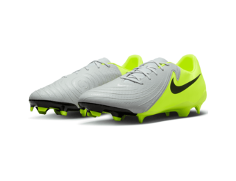Nike Phantom GX 2 Academy FG / MG Cleats Mad Voltage Pack - Metallic Silver/Black/Volt