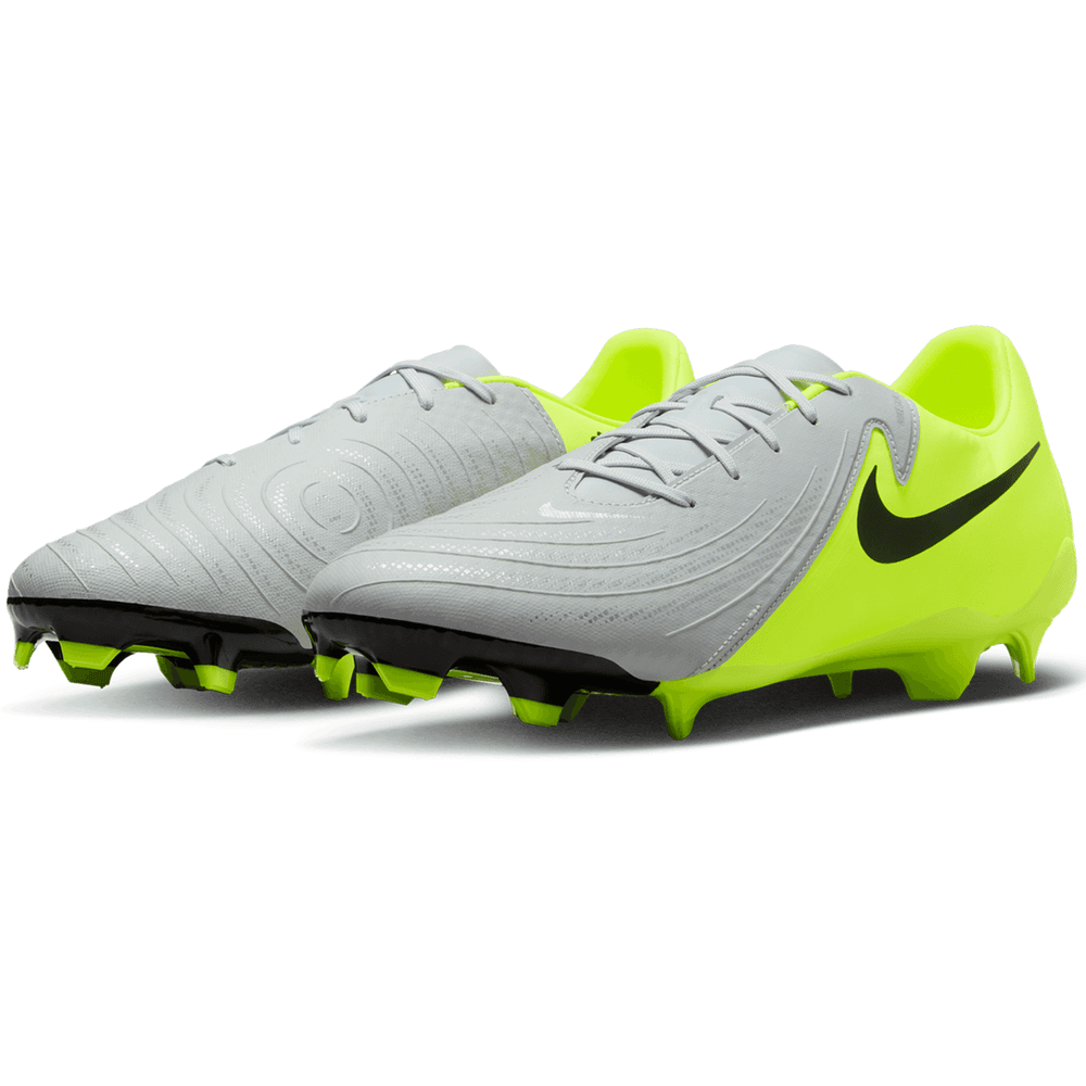 Nike Phantom GX 2 Academy FG / MG Cleats Mad Voltage Pack - Metallic Silver/Black/Volt