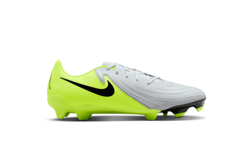 Nike Phantom GX 2 Academy FG / MG Cleats Mad Voltage Pack - Metallic Silver/Black/Volt