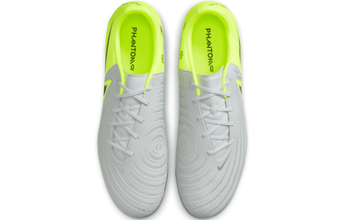 Nike Phantom GX 2 Academy FG / MG Cleats Mad Voltage Pack - Metallic Silver/Black/Volt