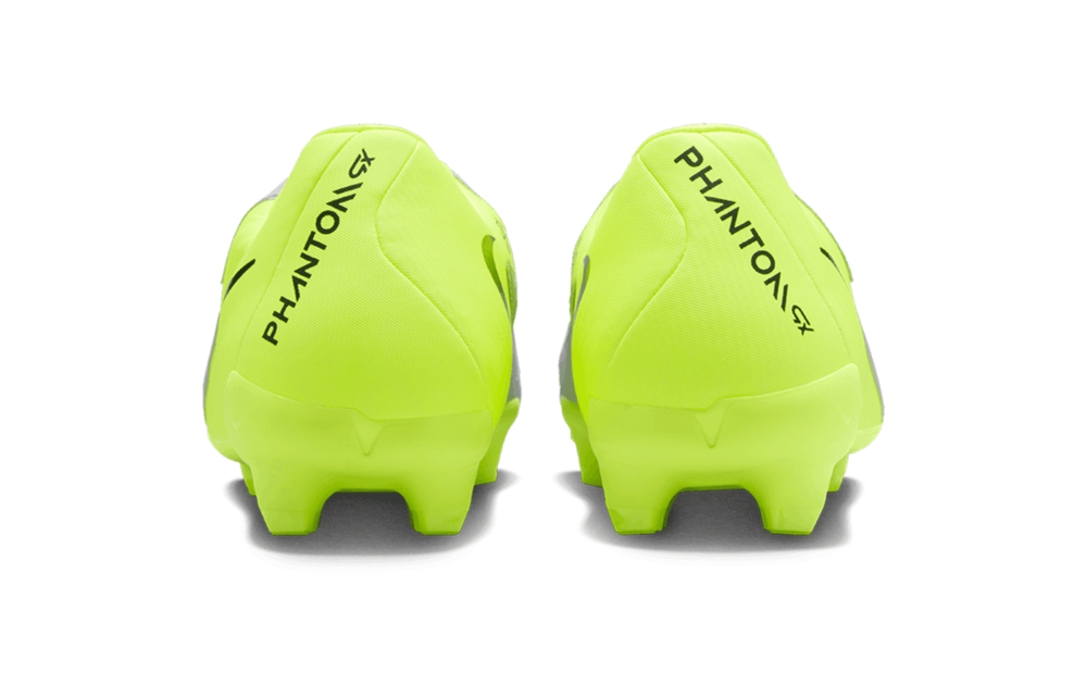 Nike Phantom GX 2 Academy FG / MG Cleats Mad Voltage Pack - Metallic Silver/Black/Volt