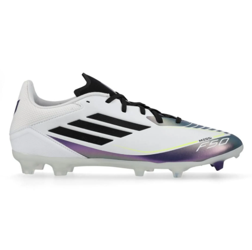 adidas F50 League Messi FG / MG - White/Core Black/Unity Purple