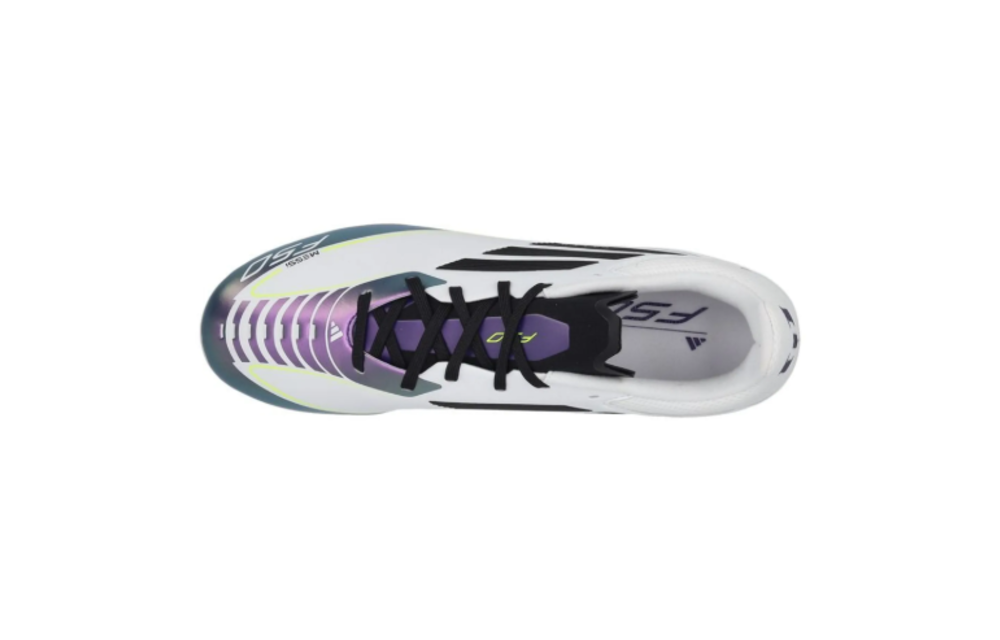 adidas F50 League Messi FG / MG - White/Core Black/Unity Purple