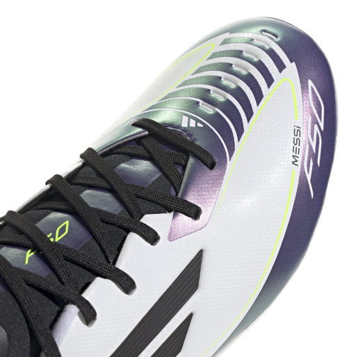 adidas F50 League Messi FG / MG - White/Core Black/Unity Purple