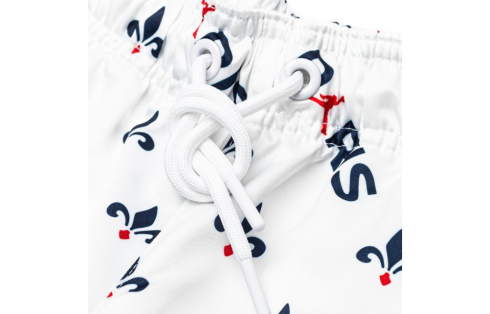 Jordan Womens Paris Saint German PSG 2024 - 25 AOP Shorts - White/Red/Midnight Navy