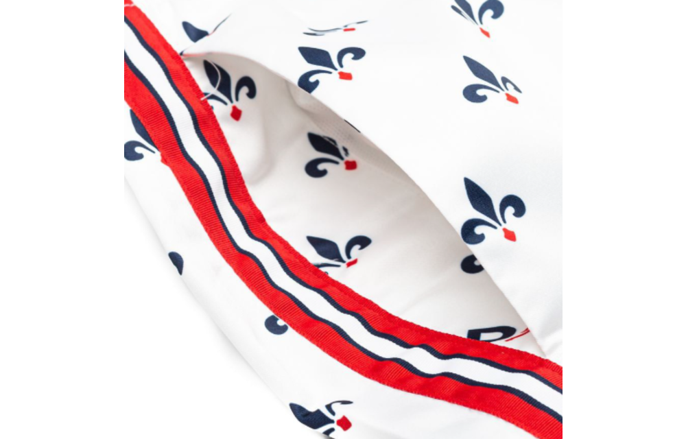 Jordan Womens Paris Saint German PSG 2024 - 25 AOP Shorts - White/Red/Midnight Navy