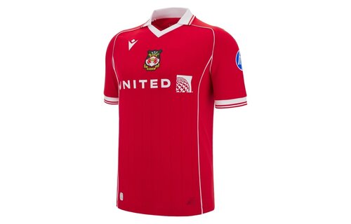Macron Wrexham AFC  2025 - 26 Authentic Home Jersey - Red