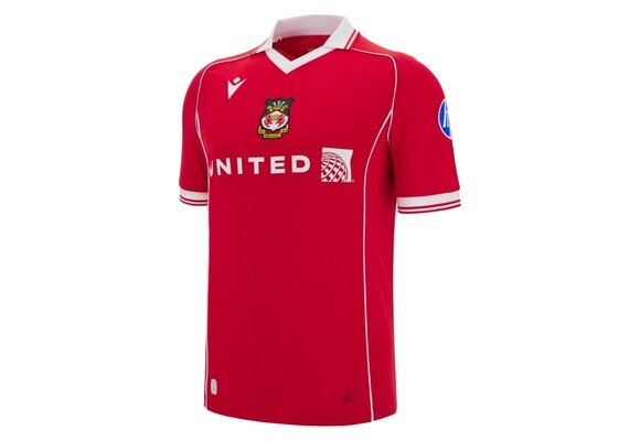 Macron Wrexham AFC  2025 - 26 Authentic Home Jersey - Red