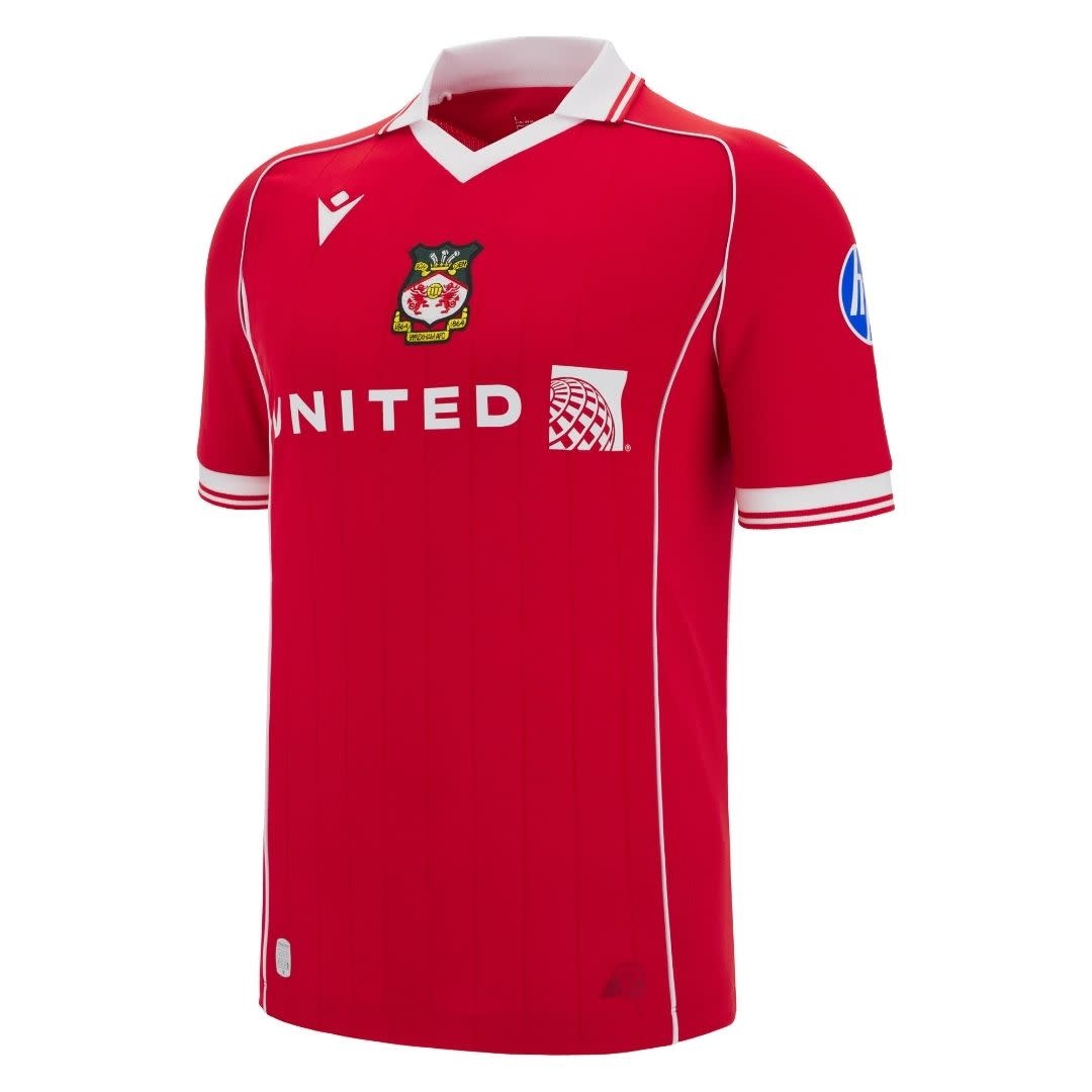 Macron Wrexham AFC  2025 - 26 Authentic Home Jersey - Red