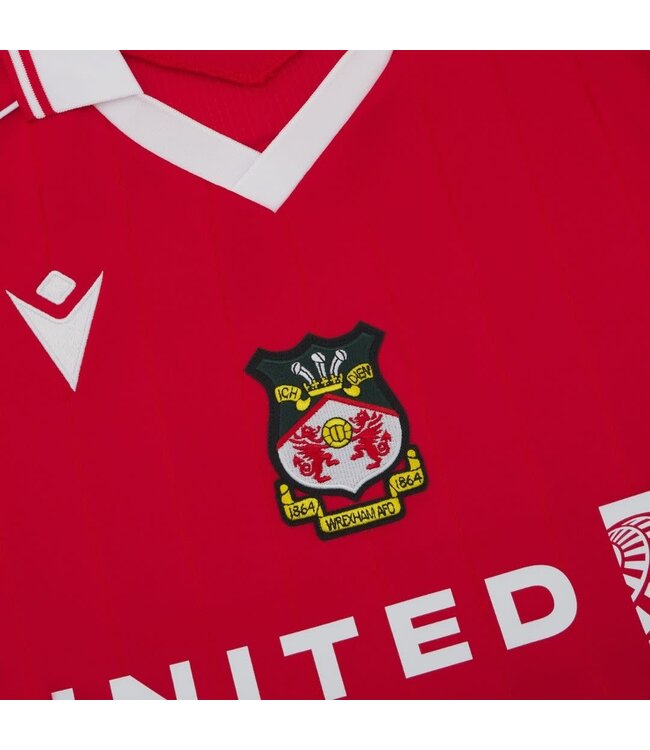 Macron Macron Wrexham AFC  2025 - 26 Authentic Home Jersey - Red