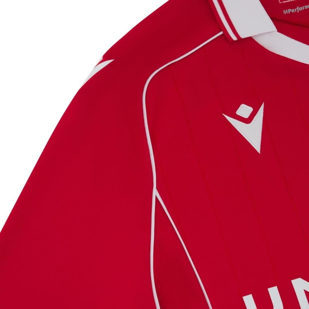 Macron Wrexham AFC  2025 - 26 Authentic Home Jersey - Red