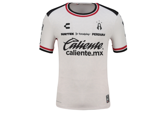 Charly Atlas FC 2025-26 Away Jersey - White/Red/Black