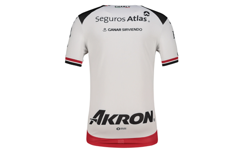 Charly Atlas FC 2025-26 Away Jersey - White/Red/Black