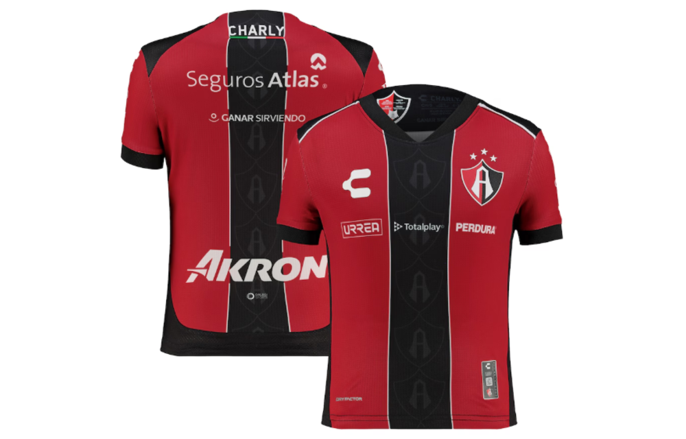 Charly Atlas FC 2025 - 26 Youth Home Jersey - Red/Black