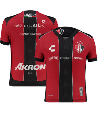Charly Charly Atlas FC 2025 - 26 Youth Home Jersey - Red/Black