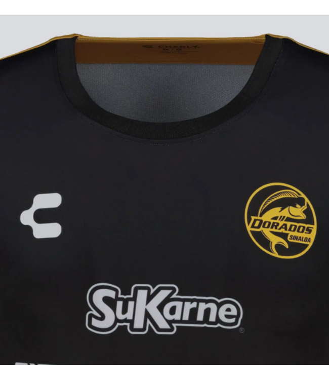 Charly Charly Dorados de Sinaloa 2025 - 26 Home Jersey - Black/Yellow