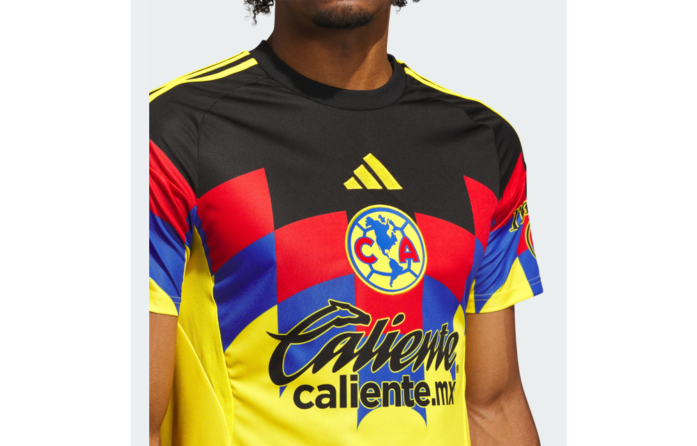 adidas Club America 2025 - 26 Home Jersey - Yellow/Red/Black
