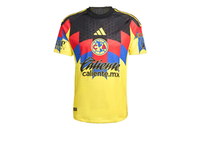 adidas Club America 2025 - 26 Authentic Home Jersey - Yellow/Red/Black