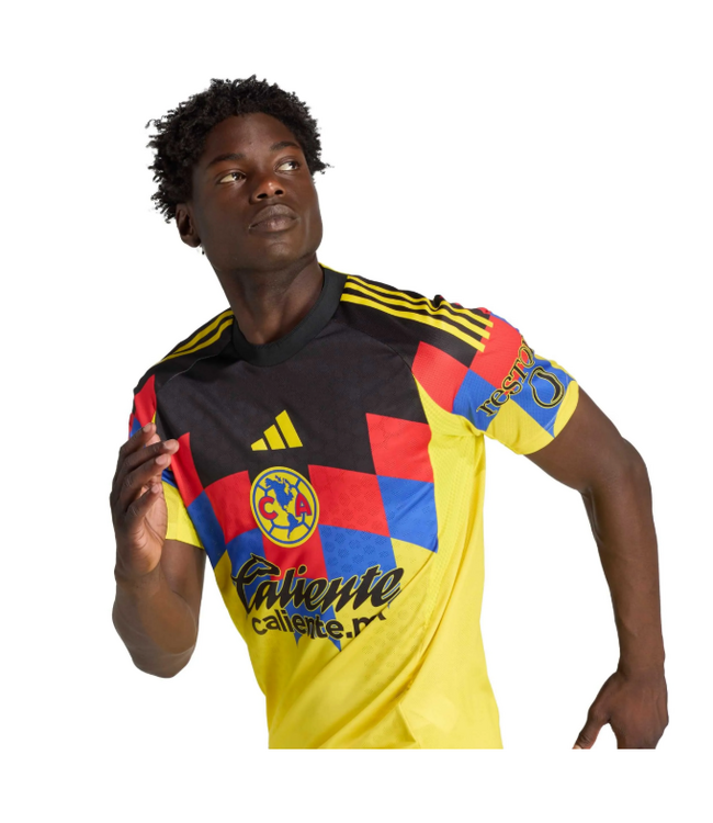 adidas adidas Club America 2025 - 26 Authentic Home Jersey - Yellow/Red/Black