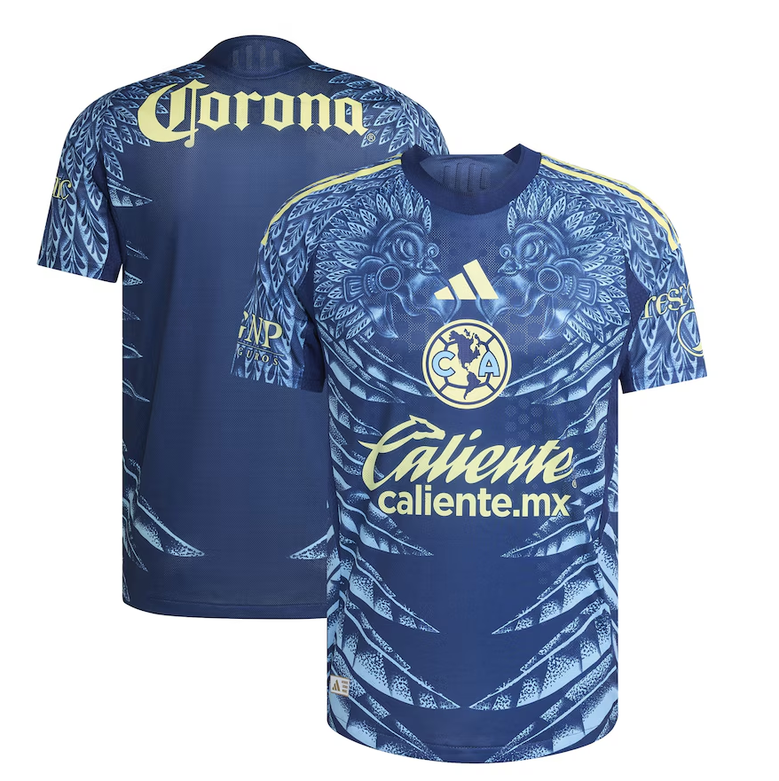 adidas Club America 2025 - 26 Authentic Away Jersey - Navy Blue