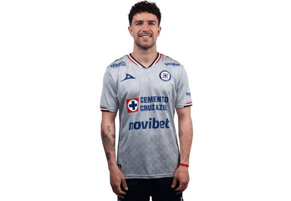 Pirma Cruz Azul 2025 - 26 Away Jersey - Grey/Navy Blue