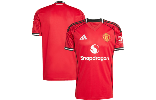 adidas Manchester United 2025 - 26 Home Jersey - Red/Black