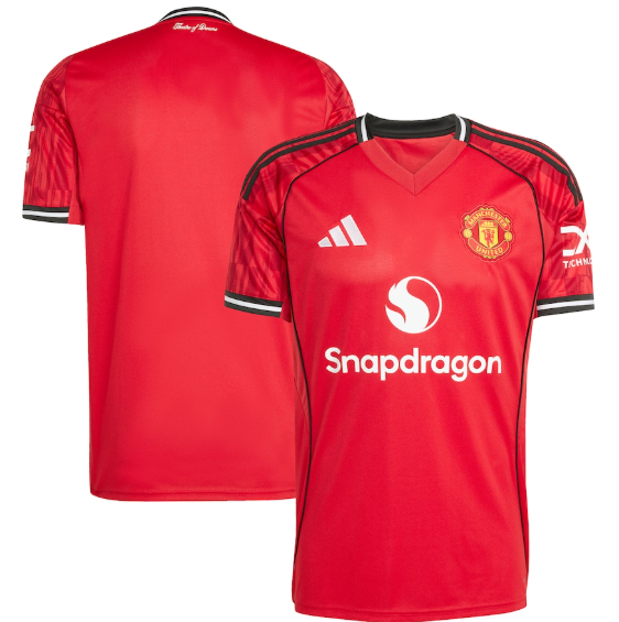 adidas Manchester United 2025 - 26 Home Jersey - Red/Black