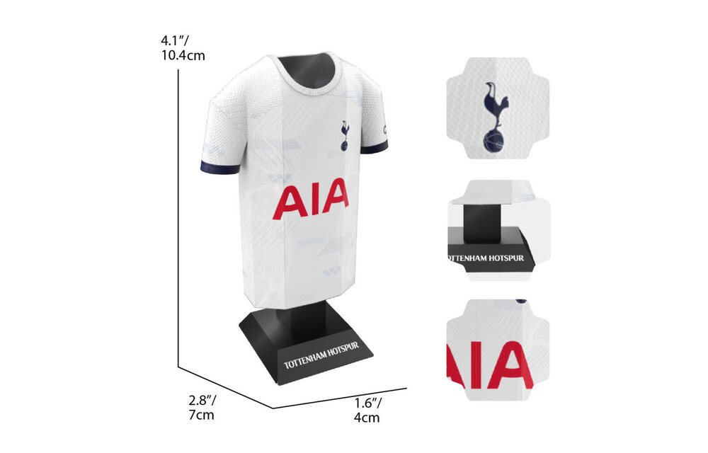 Alloy Tottenham Hotspur Collectors Mini Metal Home Jersey Locker Pack