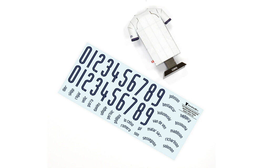 Alloy Tottenham Hotspur Collectors Mini Metal Home Jersey Locker Pack