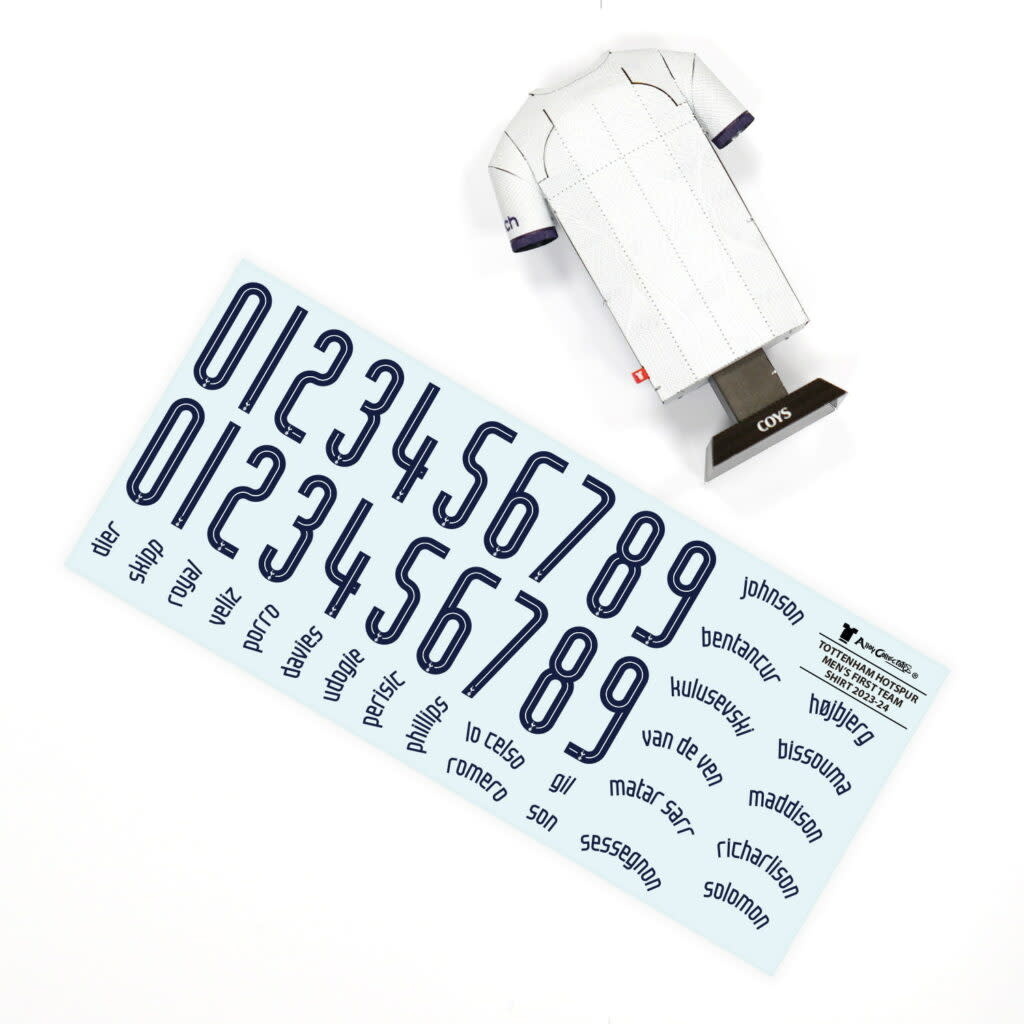 Alloy Tottenham Hotspur Collectors  Mini Metal Home Jersey Locker Pack