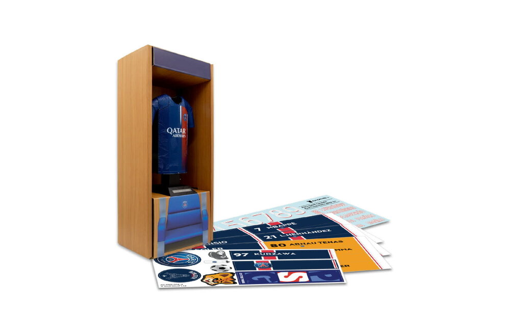 Alloy PSG Paris Saint Germain Collectors Mini Metal Home Jersey Locker Pack