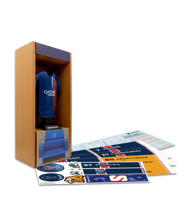 Alloy PSG Paris Saint Germain Collectors  Mini Metal Home Jersey Locker Pack