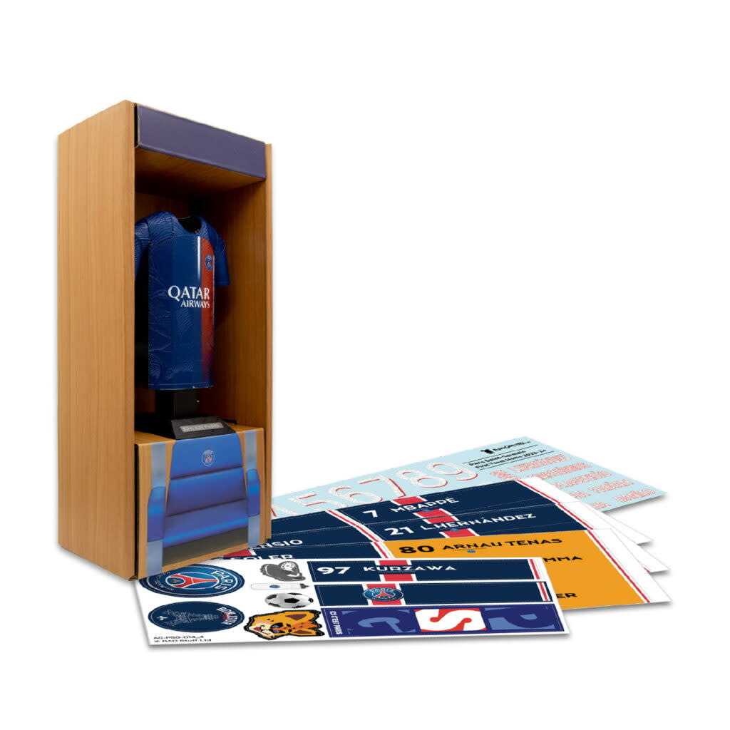 Alloy PSG Paris Saint Germain Collectors Mini Metal Home Jersey Locker Pack