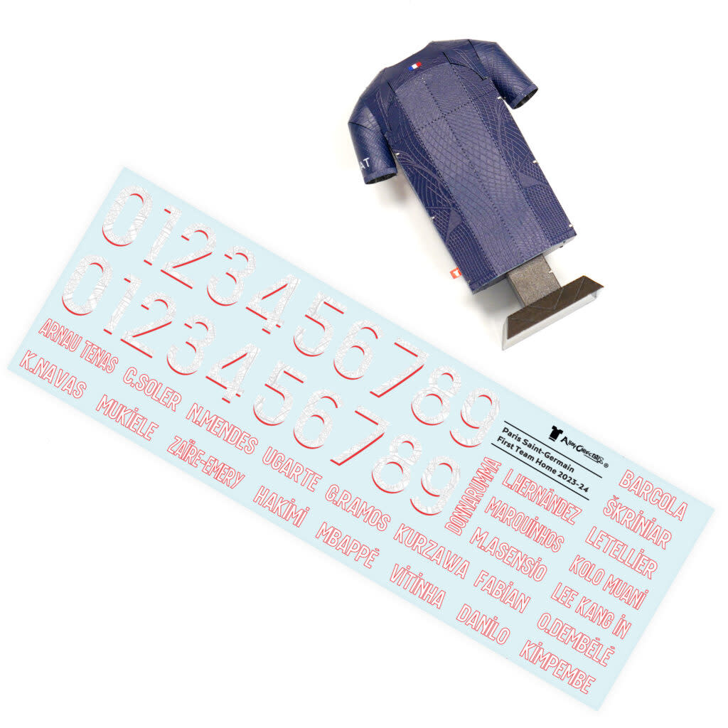 Alloy PSG Paris Saint Germain Collectors Mini Metal Home Jersey Locker Pack