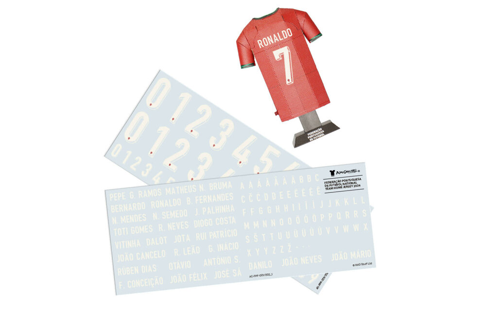 Alloy Portugal Collectors Mini Metal Home Jersey Locker Pack