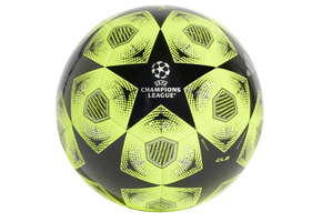 adidas UCL Champions League 2024 - 25 KO Club Ball - Solar Yellow/Black/Silver Metallic