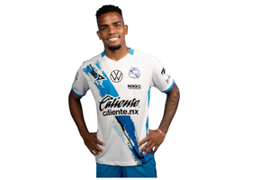 Pirma Club Puebla 2025 - 26 Home Jersey - White/Turquoise/Royal Blue