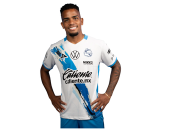 Pirma Club Puebla 2025 - 26 Home Jersey - White/Turquoise/Royal Blue