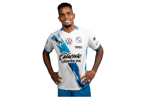 Pirma Club Puebla 2025 - 26 Home Jersey - White/Turquoise/Royal Blue