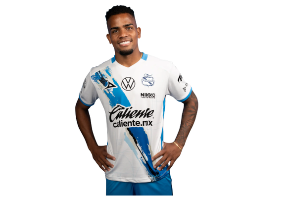 Pirma Club Puebla 2025 - 26 Home Jersey - White/Turquoise/Royal Blue