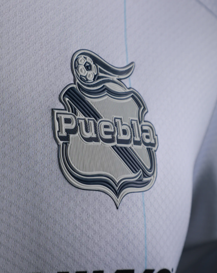 Pirma Club Puebla 2025 - 26 Home Jersey - White/Turquoise/Royal Blue