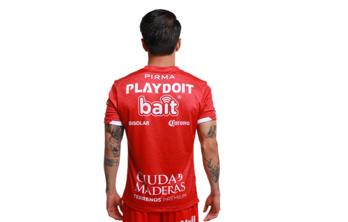 Pirma Club Necaxa 2025 - 26 Home Jersey - Red/Gold