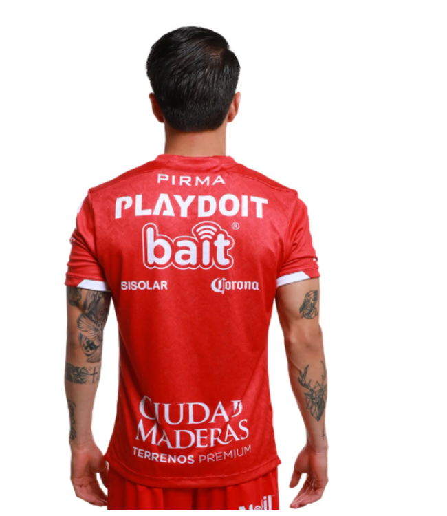 Pirma Pirma Club Necaxa 2025 - 26 Home Jersey - Red/Gold