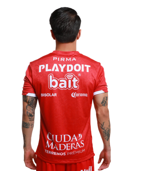 Pirma Club Necaxa 2025 - 26 Home Jersey - Red/Gold